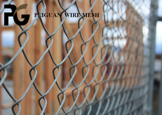Στριμμένη περίφραξη εργοτάξιων οικοδομής καλωδίων, περίφραξη συνδέσεων αλυσίδων μετάλλων 6 ποδιών